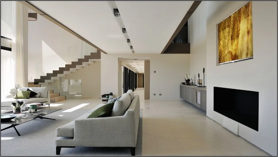 Living space equipped to measure