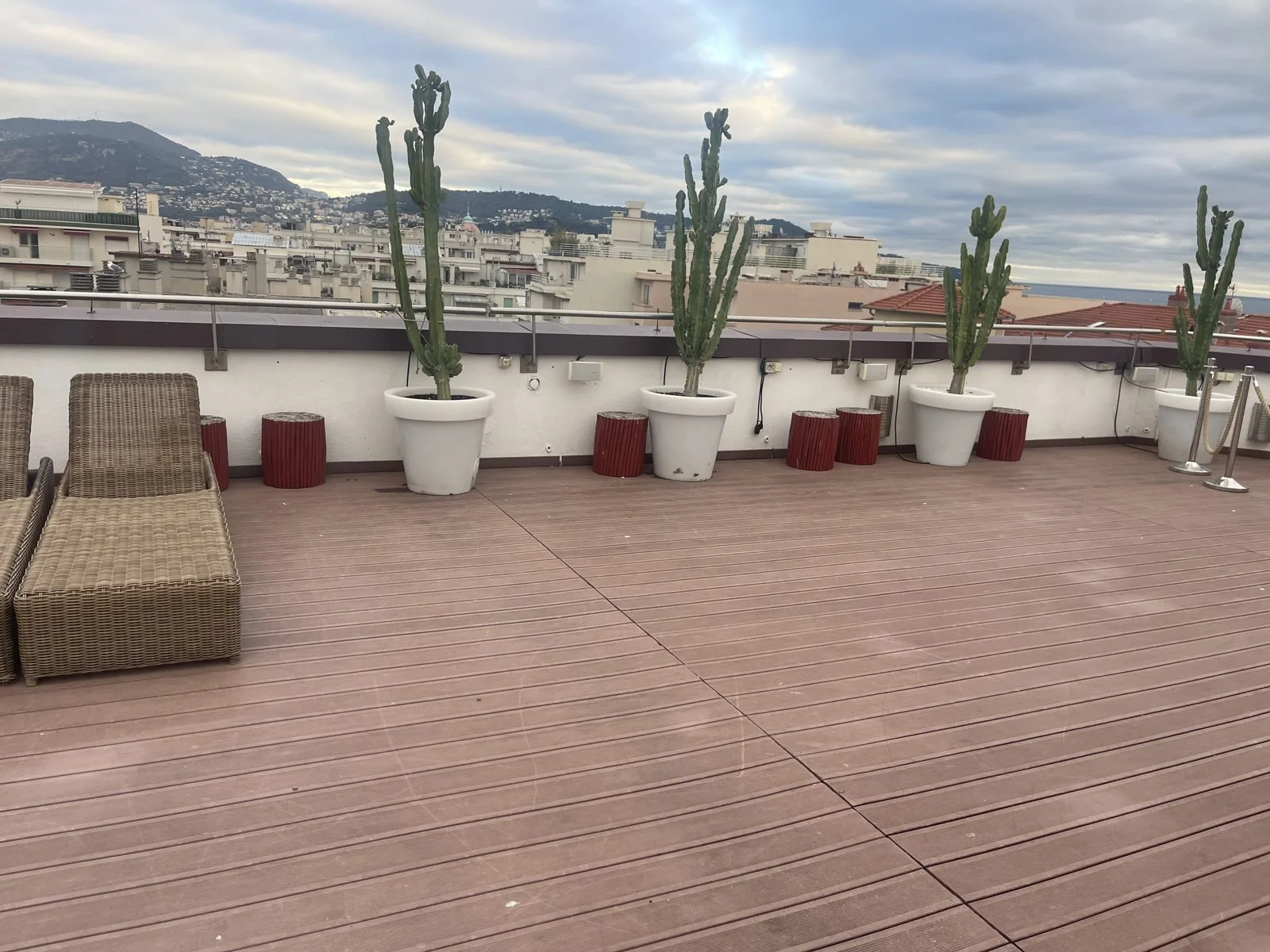 Rooftop of the Marriott hotel — site