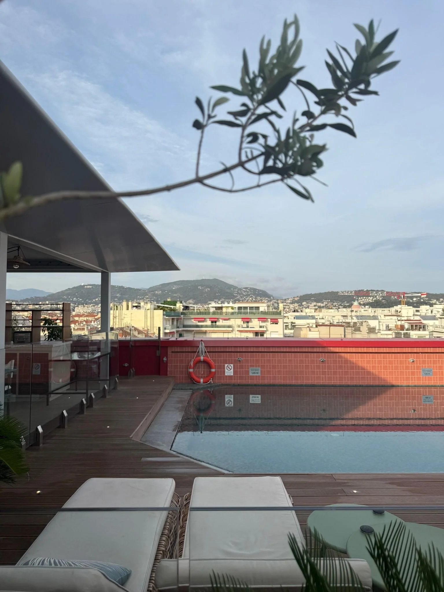 Rooftop of the Marriott hotel — site