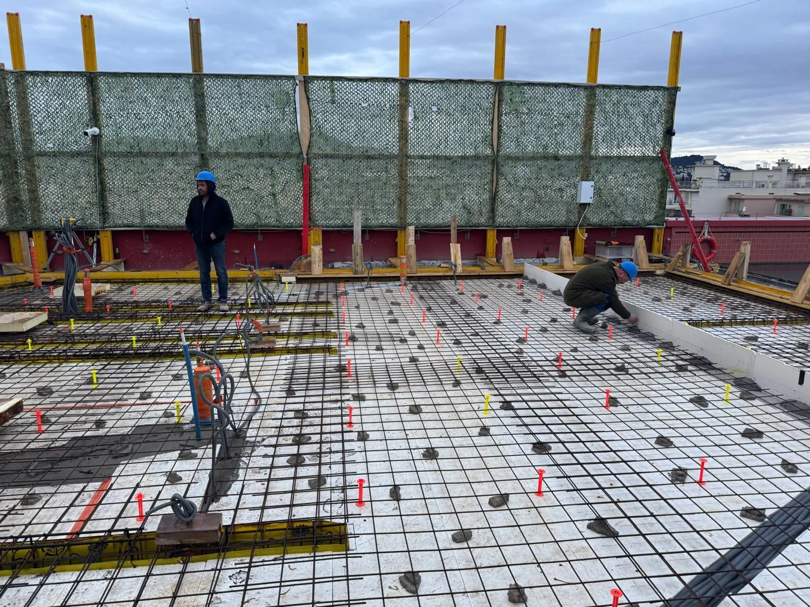 Rooftop of the Marriott hotel — site