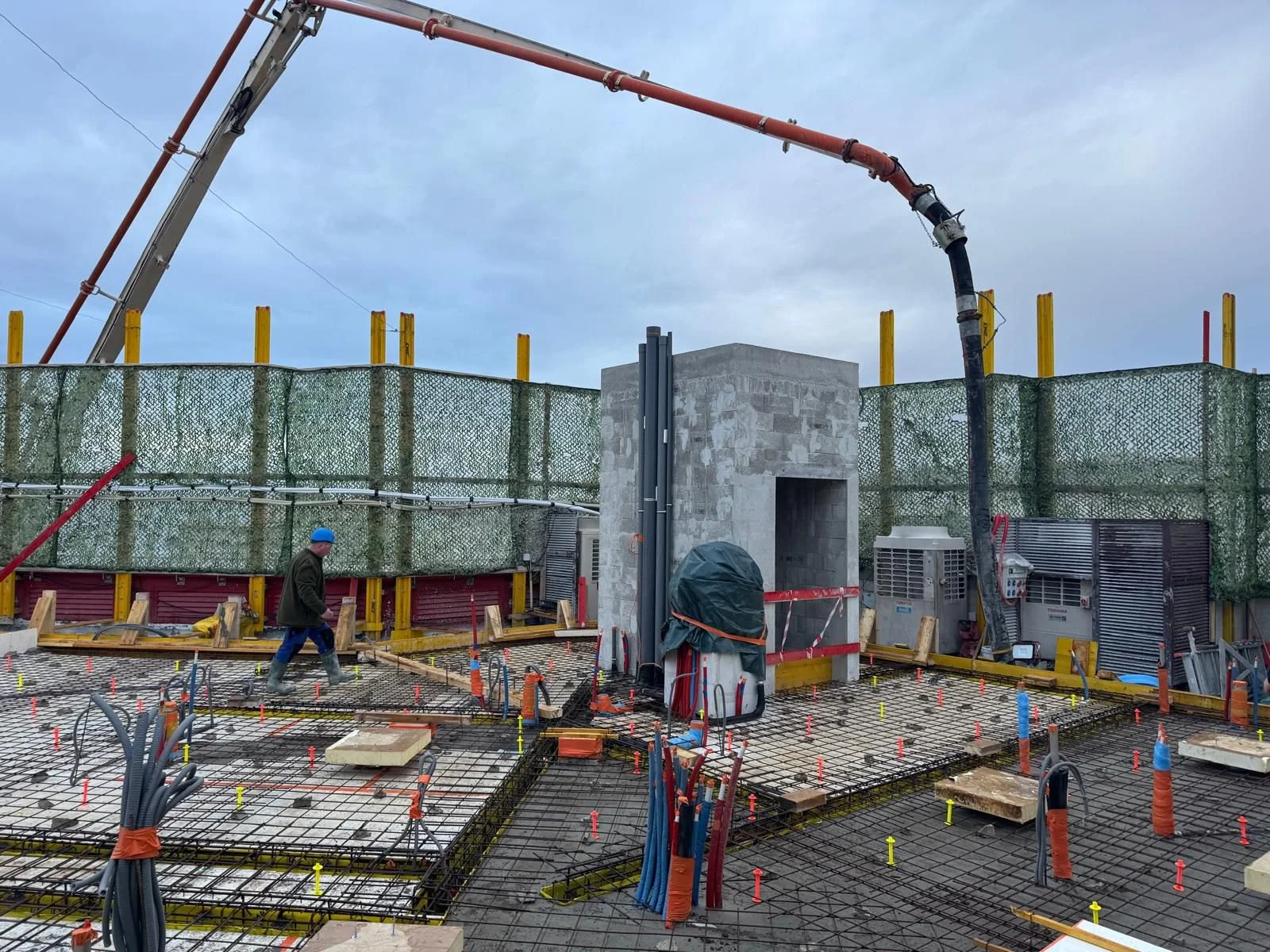 Rooftop of the Marriott hotel — site