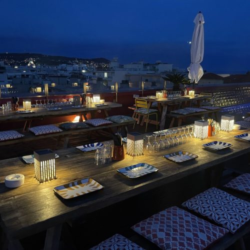 vue terrasse de luxe la nuit par infinity partners